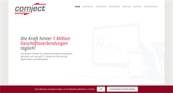 Desktop Screenshot of comject.de